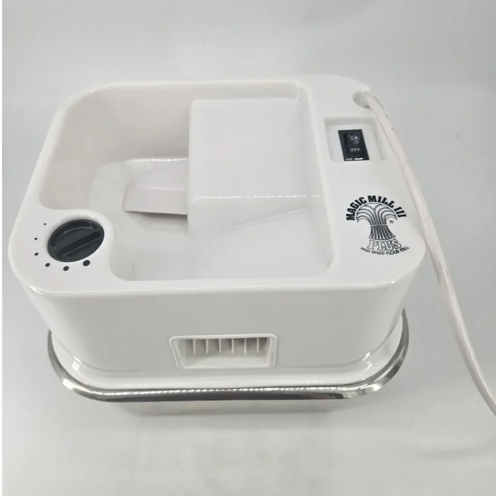 Magic Mill III Plus High Speed Electric Flour Grain Mill Grinder Model No. 100